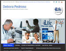 Tablet Screenshot of deborapedroso.com